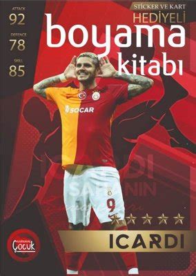 Icardi - Boyama Kitabı - Sticker ve Kart Hediyeli (Kolektif)