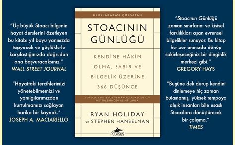 Stoacının Günlüğü: Kendine Hkim Olma Sabır ve Bilgelik Üzerine 366 Düşünce (Ryan Holiday)