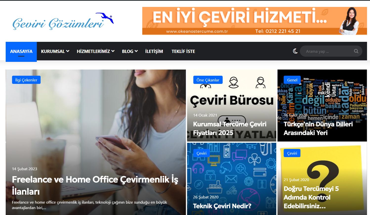Kurumsal Çeviri Bürosu - Kurumsaltercume.com.tr